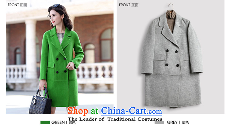 Ho Pui 2015 new sided flannel woolen coat girl in long double-side coats gross Korean female jacket? orange M picture, prices, brand platters! The elections are supplied in the national character of distribution, so action, buy now enjoy more preferential! As soon as possible.