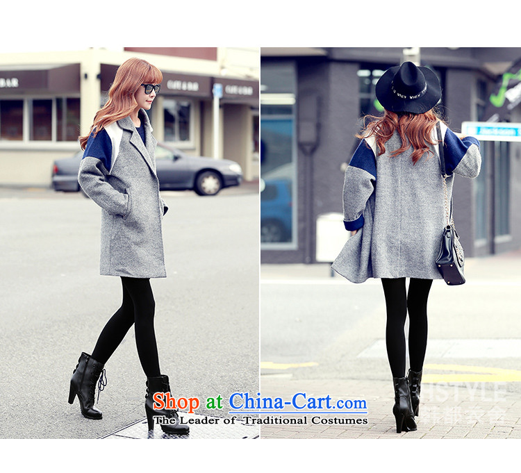 Korea has the Korean version of the Dag Hammarskjöld yi 2015 winter clothing new women stitching loose video thin coat DQ4454?(2) gross gray M picture, prices, brand platters! The elections are supplied in the national character of distribution, so action, buy now enjoy more preferential! As soon as possible.