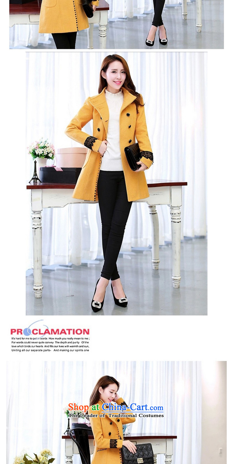 Korea Yi Love 2015 Fall/Winter Collections new Korean Sau San over the medium to longer term gross coats Female 36056? water blue L picture, prices, brand platters! The elections are supplied in the national character of distribution, so action, buy now enjoy more preferential! As soon as possible.