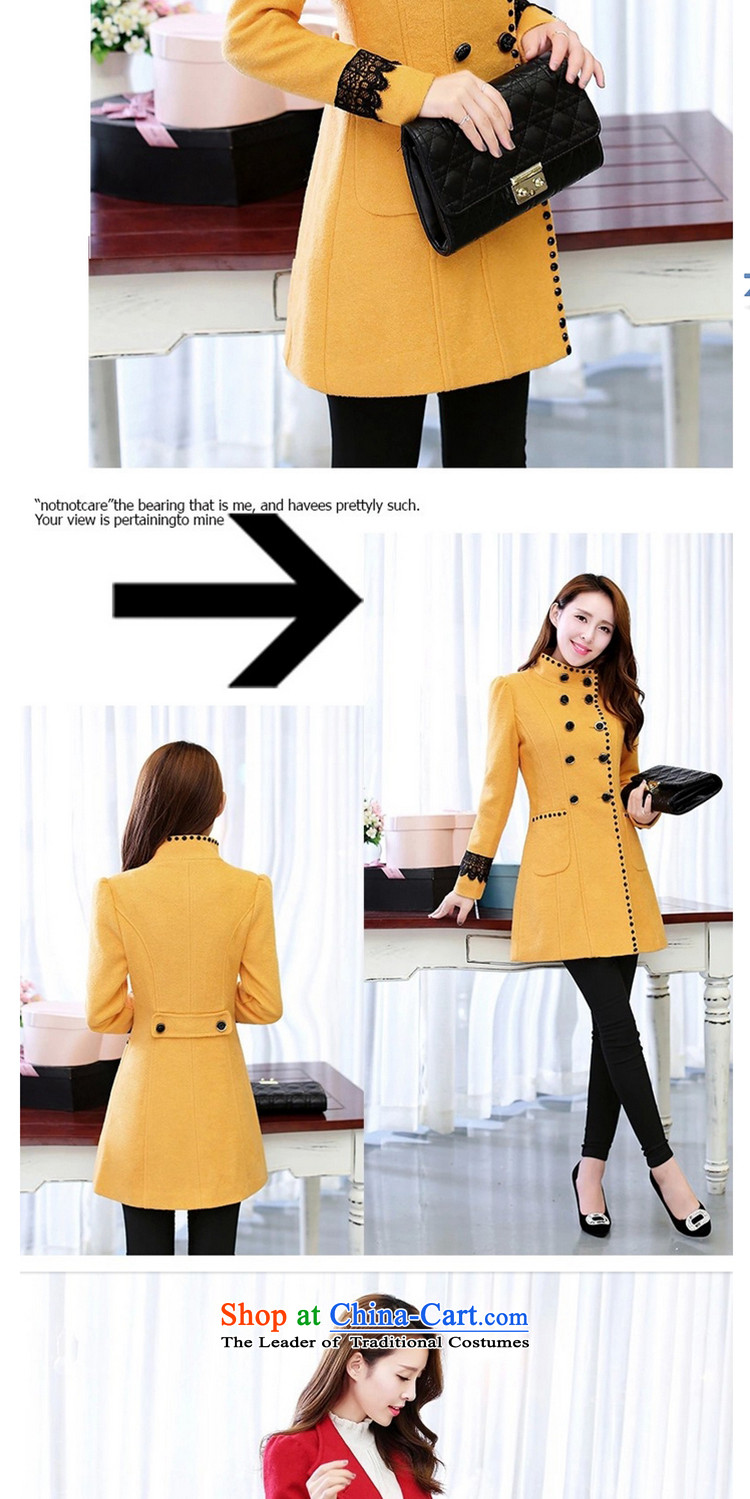 Korea Yi Love 2015 Fall/Winter Collections new Korean Sau San over the medium to longer term gross coats Female 36056? water blue L picture, prices, brand platters! The elections are supplied in the national character of distribution, so action, buy now enjoy more preferential! As soon as possible.
