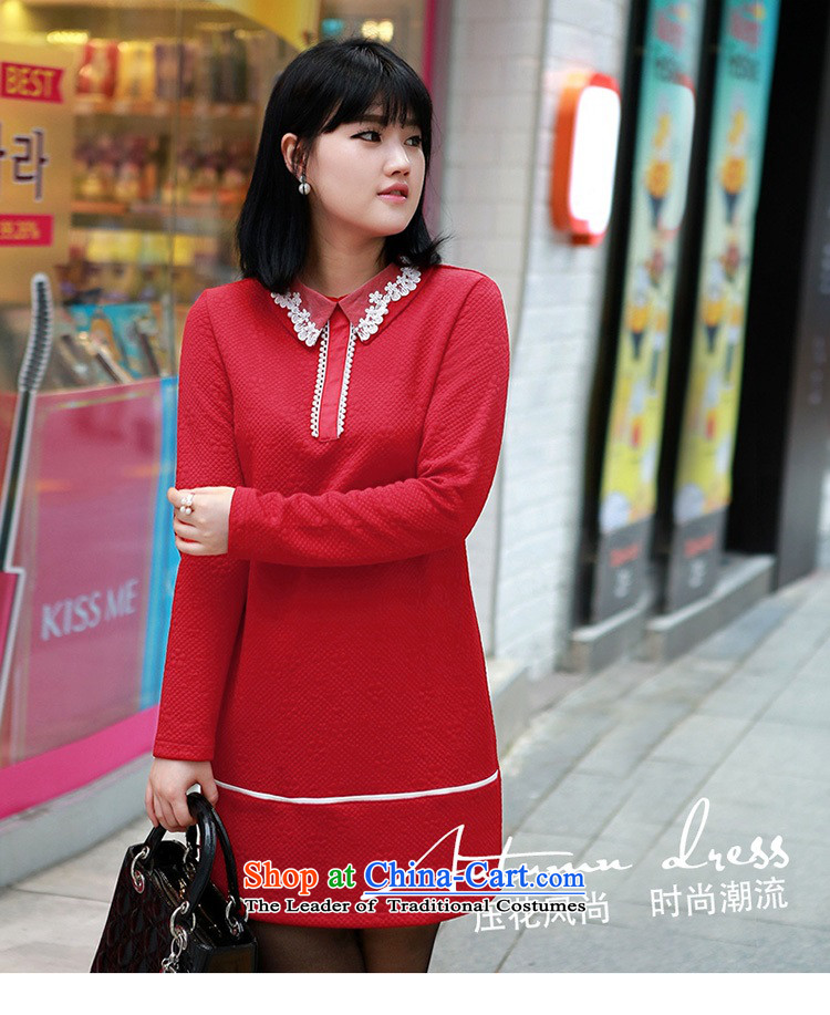 2015 Fall thick MM dresses extra dresses to increase women's dress code OL commuter lady knitted short skirt wear skirts red female Red 4XL approximately 170-185 skirt catty picture, prices, brand platters! The elections are supplied in the national character of distribution, so action, buy now enjoy more preferential! As soon as possible.