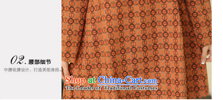 Dimple jelly 2015 autumn and winter new Korean version of large numbers of ladies in MM thick long thin round-neck collar forming the video A gross? dresses 596 Orange 5XL picture, prices, brand platters! The elections are supplied in the national character of distribution, so action, buy now enjoy more preferential! As soon as possible.