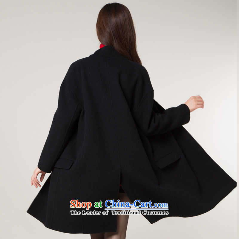 Hengyuan Cheung double-side woolen coat women 2015 Fall/Winter Collections elegant bar in long wool coat female black 165/M,? Hengyuan Cheung shopping on the Internet has been pressed.