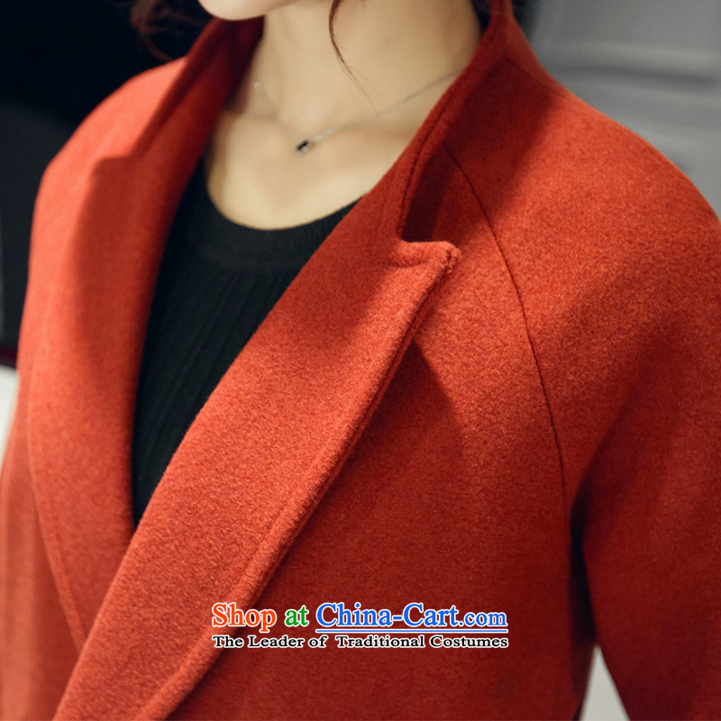 In accordance with the  2015 days Ji-mi winter new products Korean sweet scent of small wind stylish Sau San a wool coat female hair? Long A586 jacket RED M days (tianzhimeiyi Ji-mi) , , , shopping on the Internet