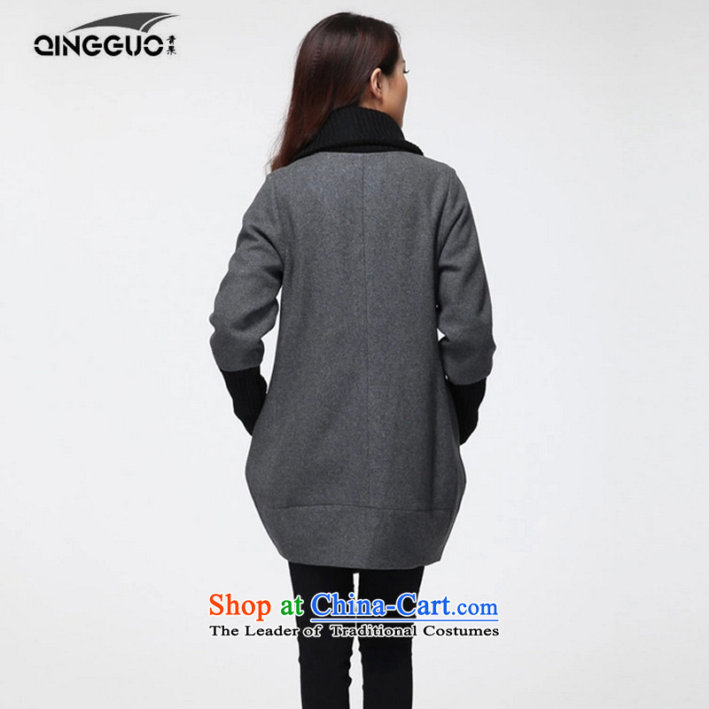 Fruit to increase women's code of winter clothing in the new mm thick long jacket coat gross? large black XXXXL, rueful fruit (grenco) , , , shopping on the Internet