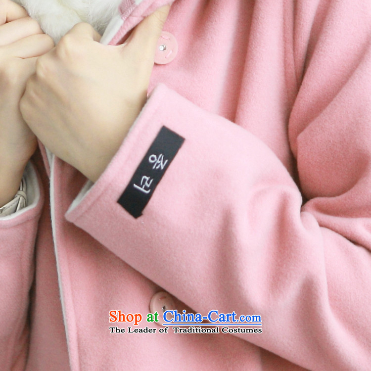 The law of the Cayman 2015 autumn and winter Doi New Sau San sweet cardigan a wool coat Korean thick with cap in long hair? Wind Jacket female pink M picture, prices, brand platters! The elections are supplied in the national character of distribution, so action, buy now enjoy more preferential! As soon as possible.