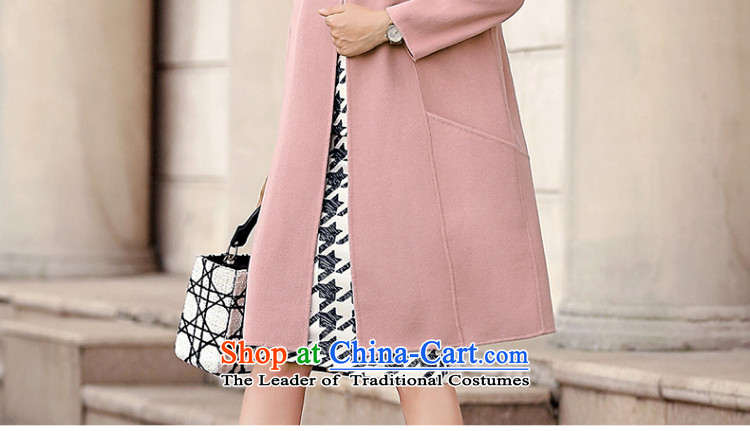 Ho Pui manual two-sided woolens wool coat female cashmere cloak? The Girl in the long without collars gross large red jacket coat? pre-sale 7 days L picture, prices, brand platters! The elections are supplied in the national character of distribution, so action, buy now enjoy more preferential! As soon as possible.