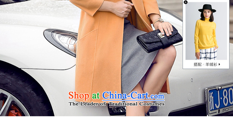 Ho Pui manual two-sided woolens wool coat female cashmere cloak? The Girl in the long without collars gross large red jacket coat? pre-sale 7 days L picture, prices, brand platters! The elections are supplied in the national character of distribution, so action, buy now enjoy more preferential! As soon as possible.