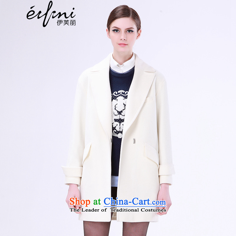 El Boothroyd 2015 winter clothing new products Korean woolen coat lapel of autumn and winter coats female 6580847220 gross? This white?S