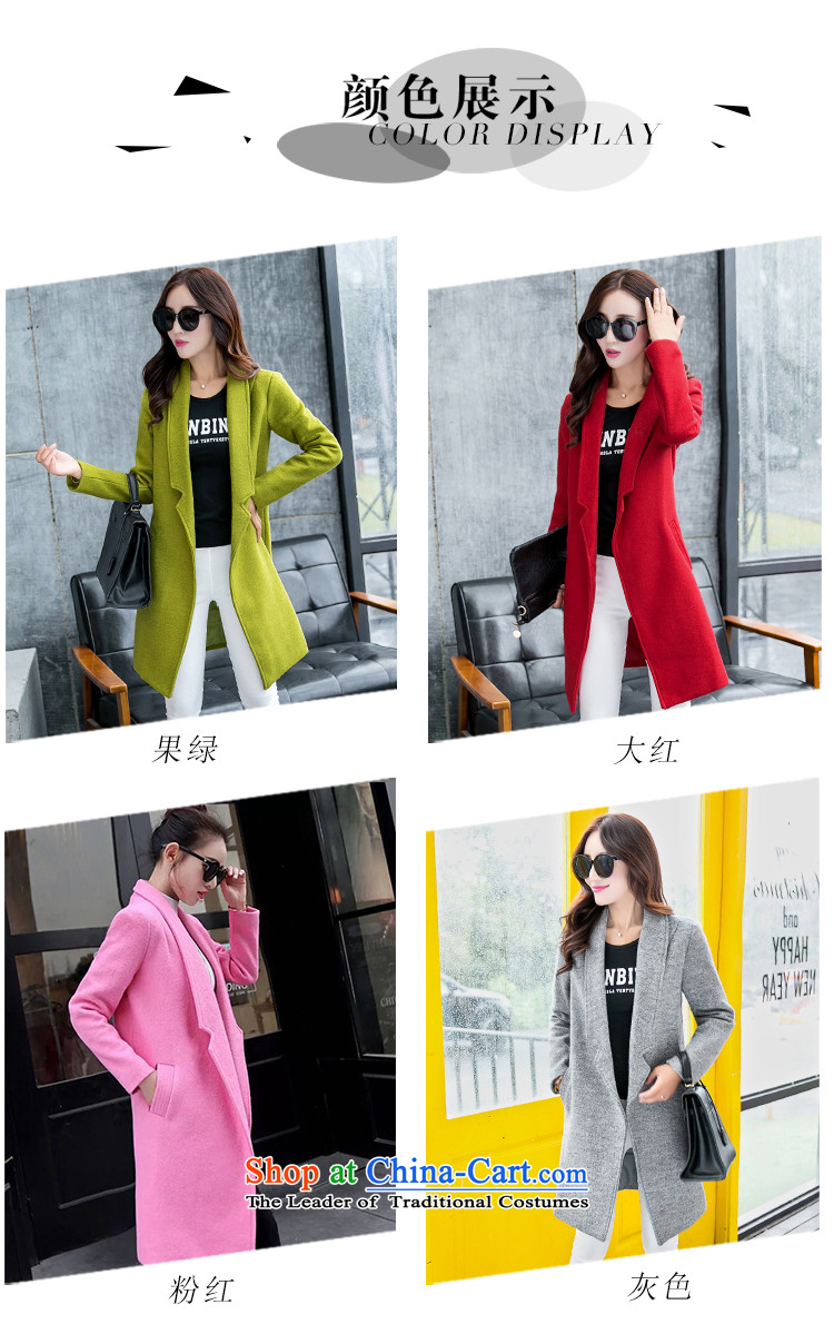 Legendary Yi Sheng 2015 autumn and winter new Korean Version Long Hoodie suit for Sau San a wool coat jacket C9723 RED M picture, prices, brand platters! The elections are supplied in the national character of distribution, so action, buy now enjoy more preferential! As soon as possible.