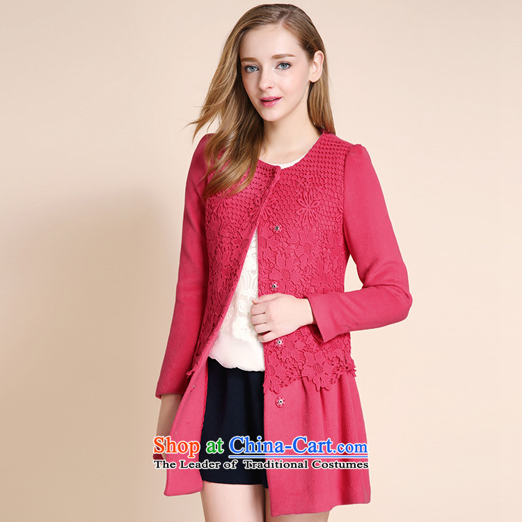Chaplain who winter clothing new women's elegant pure color lace hook in Sau San long, spend? coats beige 170/92A/XL gross picture, prices, brand platters! The elections are supplied in the national character of distribution, so action, buy now enjoy more preferential! As soon as possible.