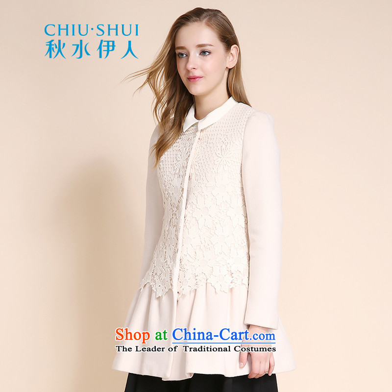 Chaplain who winter clothing new women's elegant pure color lace hook in Sau San long, spend? coats beige 170/92A/XL, gross chaplain who has been pressed shopping on the Internet