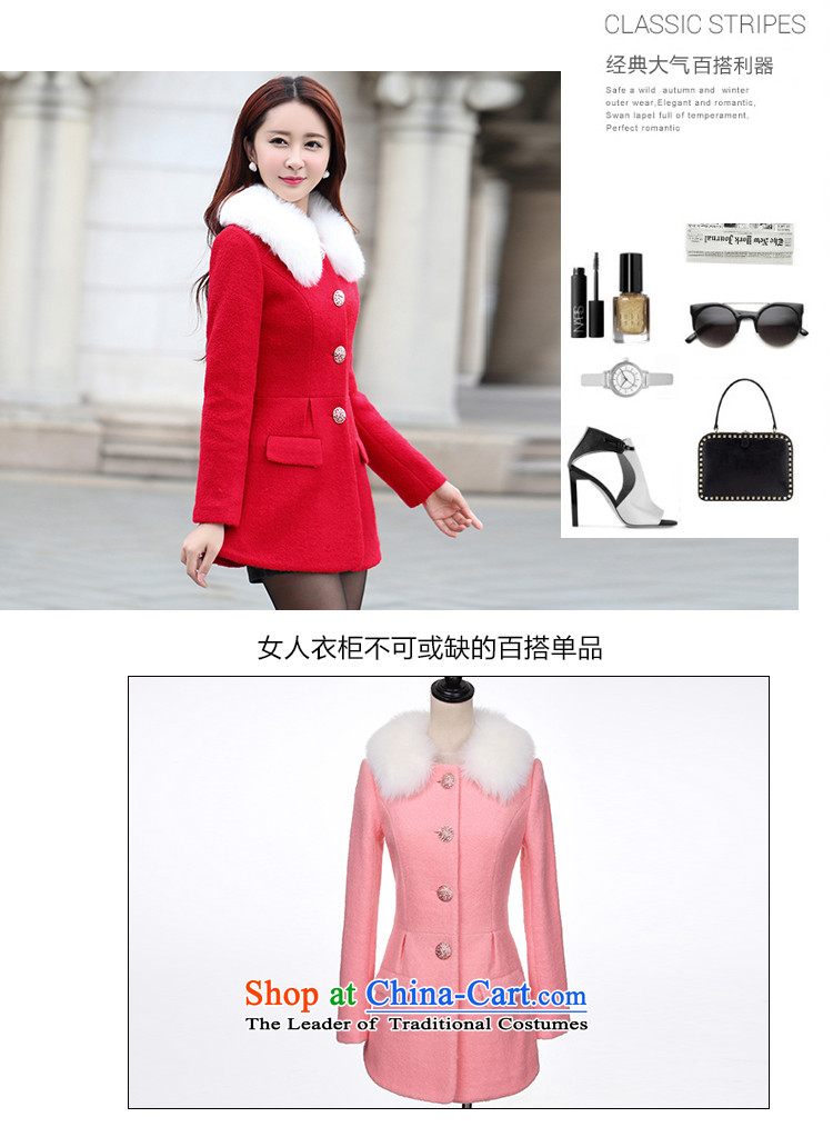 For child care? coats of incense gross female COAT 2015 autumn and winter new lady a windbreaker. Long Korean round-neck collar nagymaros collar video thin single row clip hair? jacket light blue M picture, prices, brand platters! The elections are supplied in the national character of distribution, so action, buy now enjoy more preferential! As soon as possible.