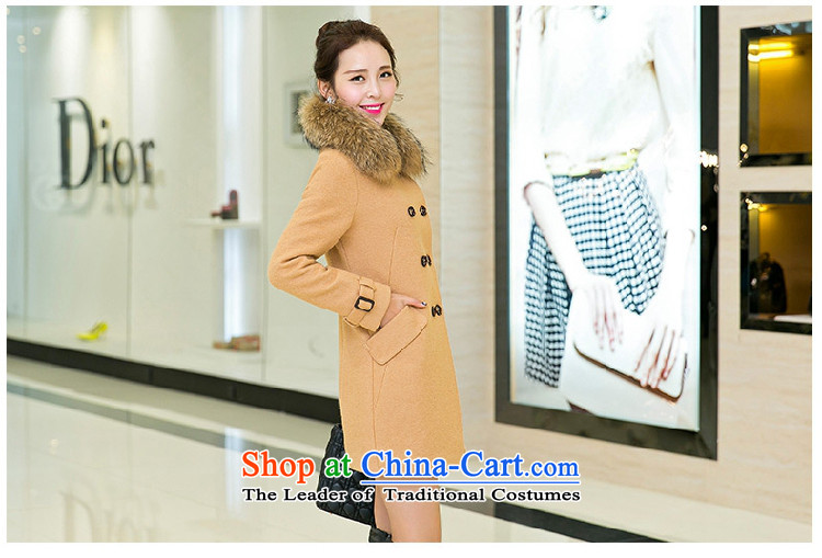 Ms. Tong of the angel hair? 2015 autumn and winter coats of Korean version of the new in Sau San for women so long coats 86 khaki XXL picture, prices, brand platters! The elections are supplied in the national character of distribution, so action, buy now enjoy more preferential! As soon as possible.