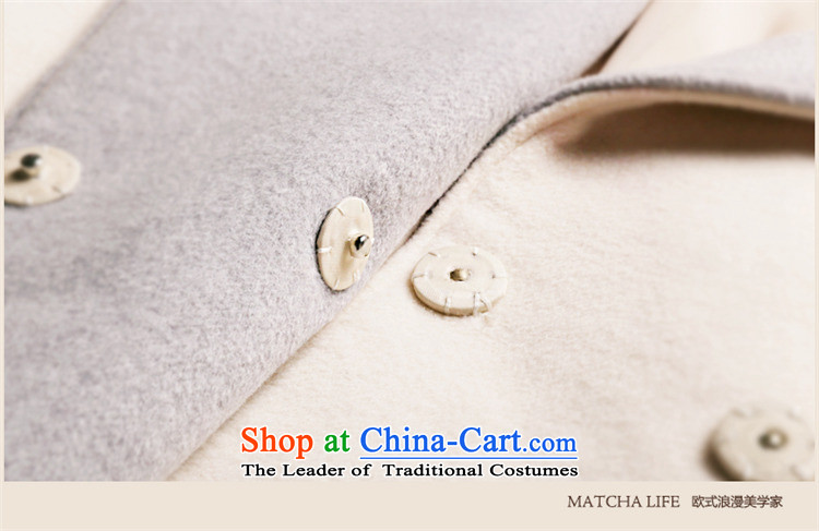 Matcha life? female coats wool wind jacket, long winter 2015 New Sau San? jacket white PUERTORRICANS gross pre-sale 10 days) Picture, prices, brand platters! The elections are supplied in the national character of distribution, so action, buy now enjoy more preferential! As soon as possible.
