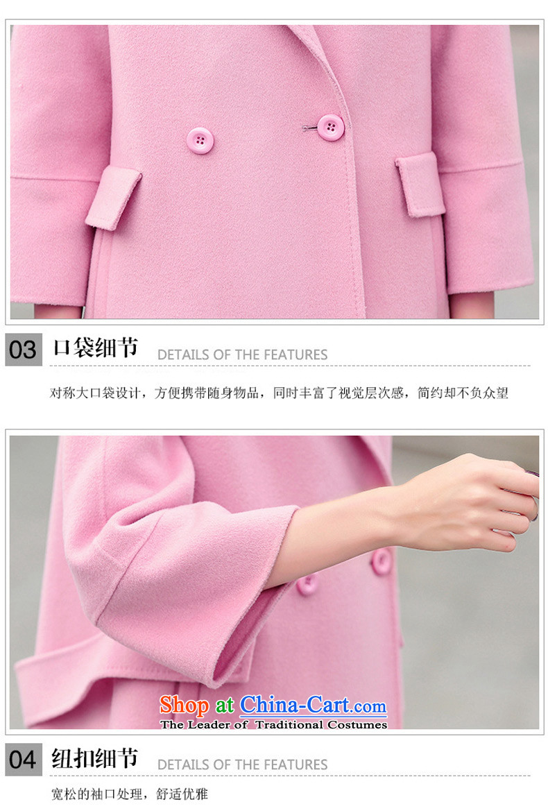 Mok Card 2015 autumn and winter new sided flannel coats H-Western wind hair? jacket woolen coat women pink S picture, prices, brand platters! The elections are supplied in the national character of distribution, so action, buy now enjoy more preferential! As soon as possible.