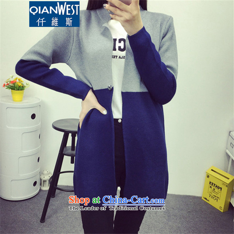 In 2015, the centers' mm autumn large mount female Korean version of knitwear LADIES CARDIGAN knocked color jacket sweater Iranian barrier green 2XL recommendations 120-140, 250 weight (QIANWEISI) , , , shopping on the Internet