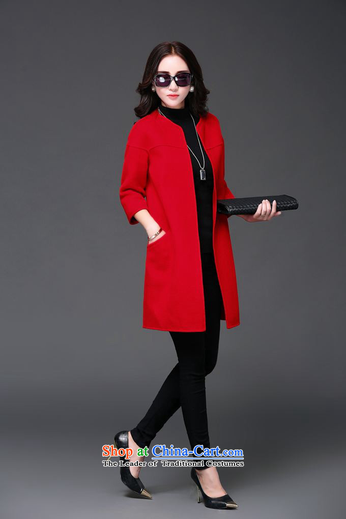 The former Yugoslavia autumn 2015 new stylish dream female Western Wind stylish commuter wild video thin stitching without collars duplex wool cashmere overcoat female A39-861? red L picture, prices, brand platters! The elections are supplied in the national character of distribution, so action, buy now enjoy more preferential! As soon as possible.