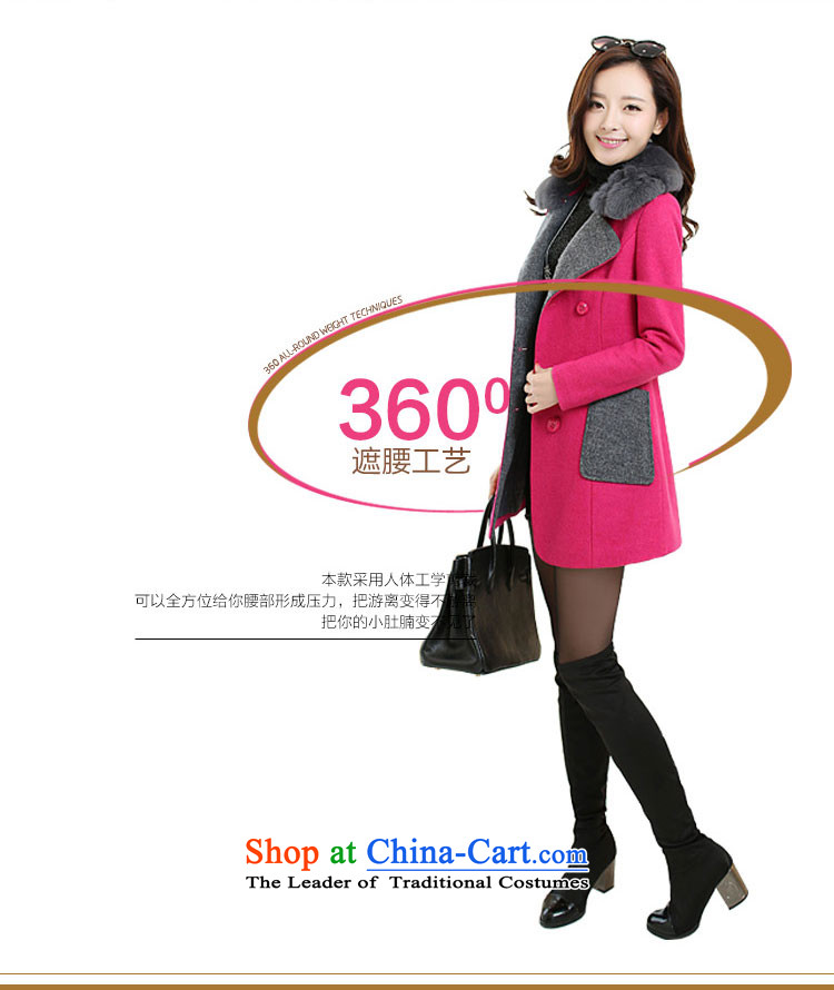 Mrs Rafael Hui Carter female jacket coat gross? 2015 autumn and winter female new a windbreaker. Long Korean lapel loose video thin double-Cherry Red M picture, prices, brand platters! The elections are supplied in the national character of distribution, so action, buy now enjoy more preferential! As soon as possible.