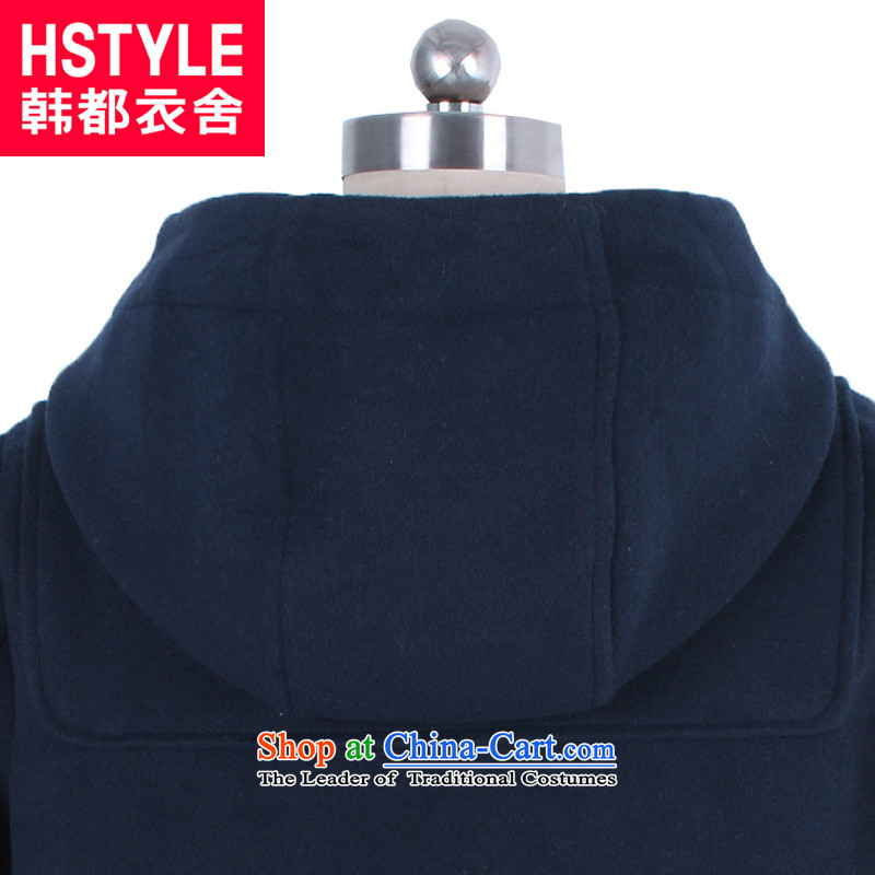 Korea has the Korean version of the Dag Hammarskjöld yi 2015 winter clothing new women's gross cap LF4596 jacketjp possession? Blue M, Korea has Yi Homes , , , shopping on the Internet