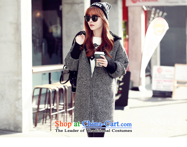 Korea has the Korean version of the Dag Hammarskjöld yi 2015 winter clothing new women with cap zip long-sleeved jacket LF4355?(6) gross charcoal S picture, prices, brand platters! The elections are supplied in the national character of distribution, so action, buy now enjoy more preferential! As soon as possible.