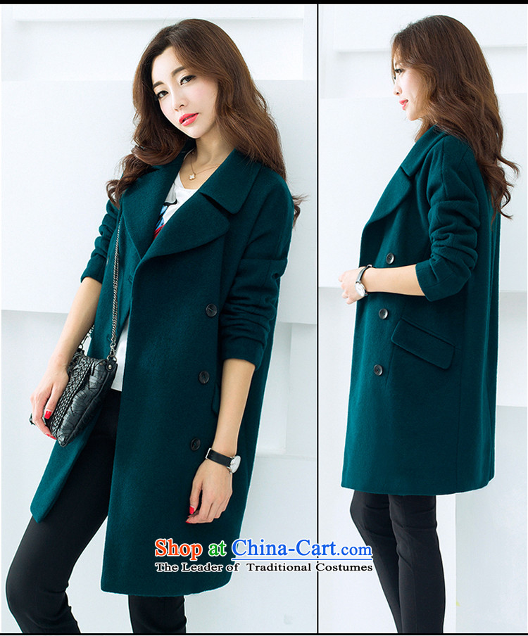 Lucie, female jacket coat gross? 2015 Fall/Winter Collections new Korean thick double-long hair in Sau San? jacket female MN1515 TURMERIC M picture, prices, brand platters! The elections are supplied in the national character of distribution, so action, buy now enjoy more preferential! As soon as possible.