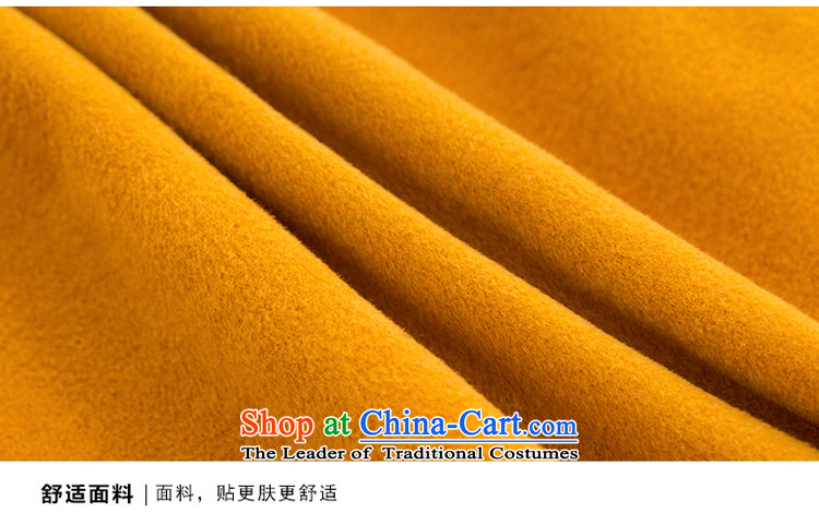 Lucie, female jacket coat gross? 2015 Fall/Winter Collections new Korean thick double-long hair in Sau San? jacket female MN1515 TURMERIC M picture, prices, brand platters! The elections are supplied in the national character of distribution, so action, buy now enjoy more preferential! As soon as possible.