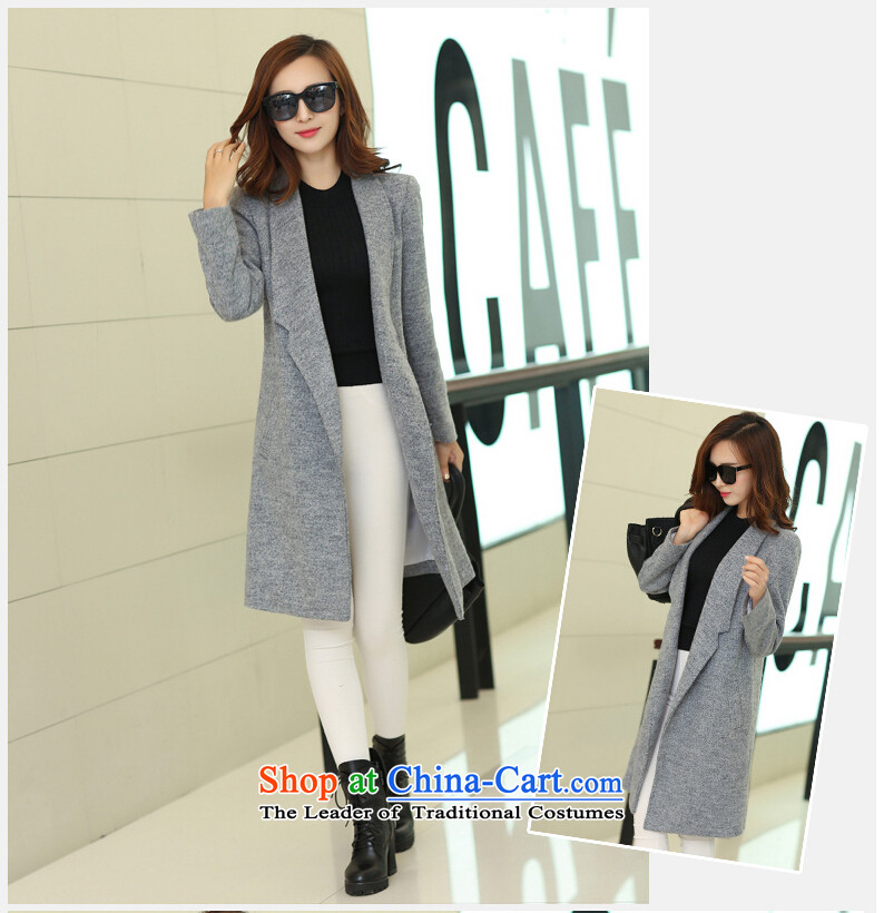 Optimize the 2015 autumn and winter new larger female Stylish coat female Korean citizenry sweet candy colored elegant in Sau San long thick a wool coat female green 3XL picture, prices, brand platters! The elections are supplied in the national character of distribution, so action, buy now enjoy more preferential! As soon as possible.