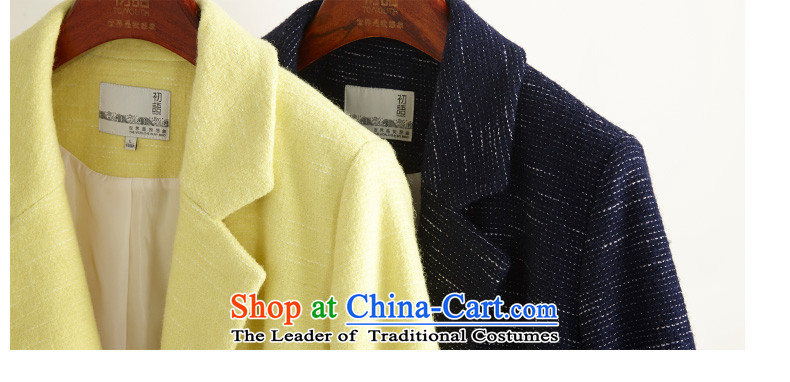 The early autumn 2015, new product lace adorn knocked color stitching discreet atmosphere. Ms. long hair? female 8531224025 jacket deep blue L picture, prices, brand platters! The elections are supplied in the national character of distribution, so action, buy now enjoy more preferential! As soon as possible.