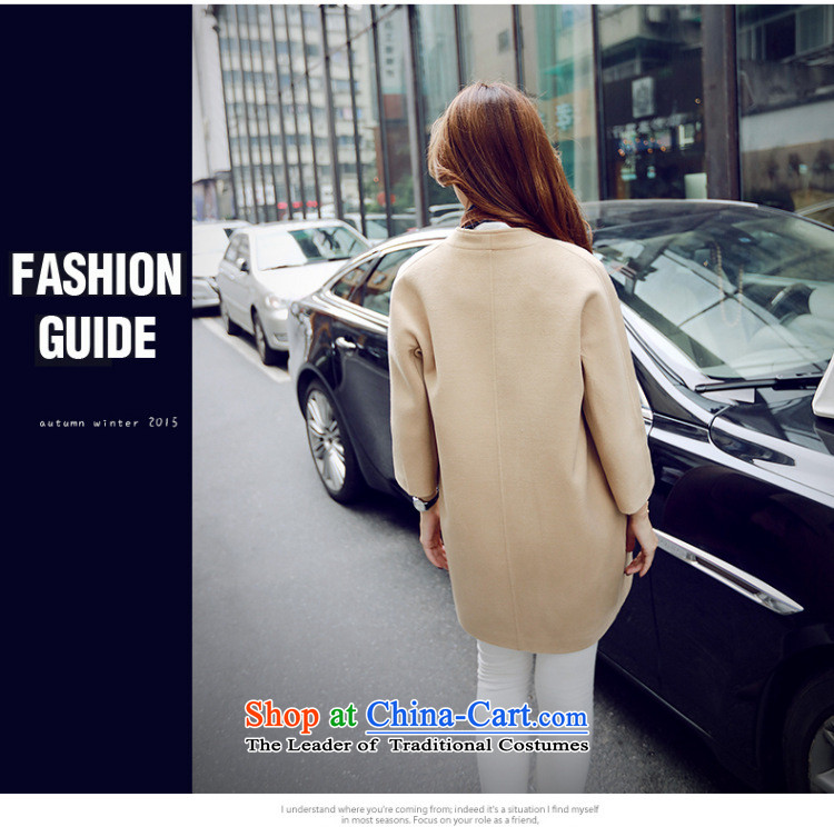 Selina Chow herbs 2015 Fall/Winter Collections new gross jacket coat of female Korean? version of large numbers of women in the long wool coat Europe so Sau San loose coat the cotton-Thick Pink M picture, prices, brand platters! The elections are supplied in the national character of distribution, so action, buy now enjoy more preferential! As soon as possible.