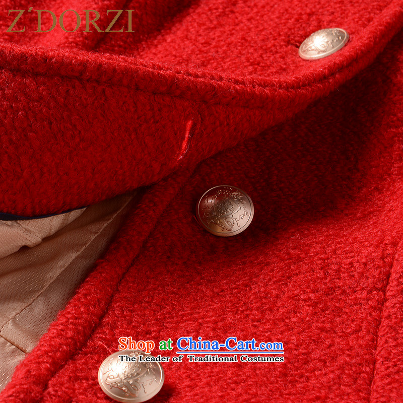 Zdorzi colorful Cheuk-yan autumn and winter in new long solid color jacket 928290? The Red , L, colorful (Z'DORZI Cheuk-yan) , , , shopping on the Internet