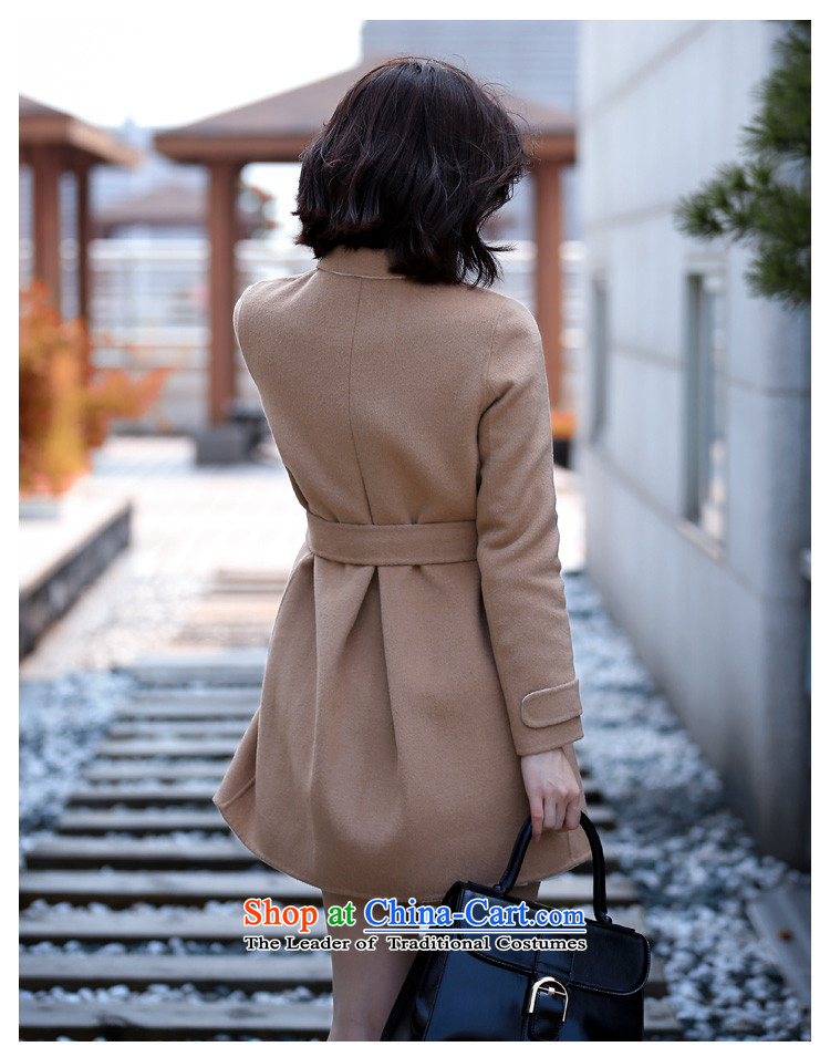 In offshore long Lai double-side woolen coat female new Korean version of 2015 a double-winter coats gross Ms.?) 5213 and Color M picture, prices, brand platters! The elections are supplied in the national character of distribution, so action, buy now enjoy more preferential! As soon as possible.