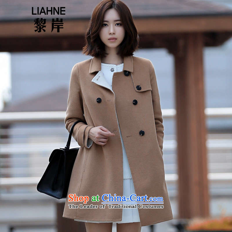 In offshore long Lai double-side woolen coat female new Korean version of 2015 a double-winter coats gross Ms.?) 5213 and Color M Lai Shore Shopping on the Internet has been pressed.