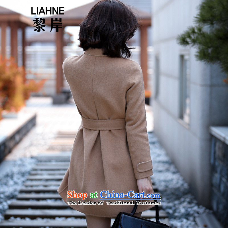 In offshore long Lai double-side woolen coat female new Korean version of 2015 a double-winter coats gross Ms.?) 5213 and Color M Lai Shore Shopping on the Internet has been pressed.