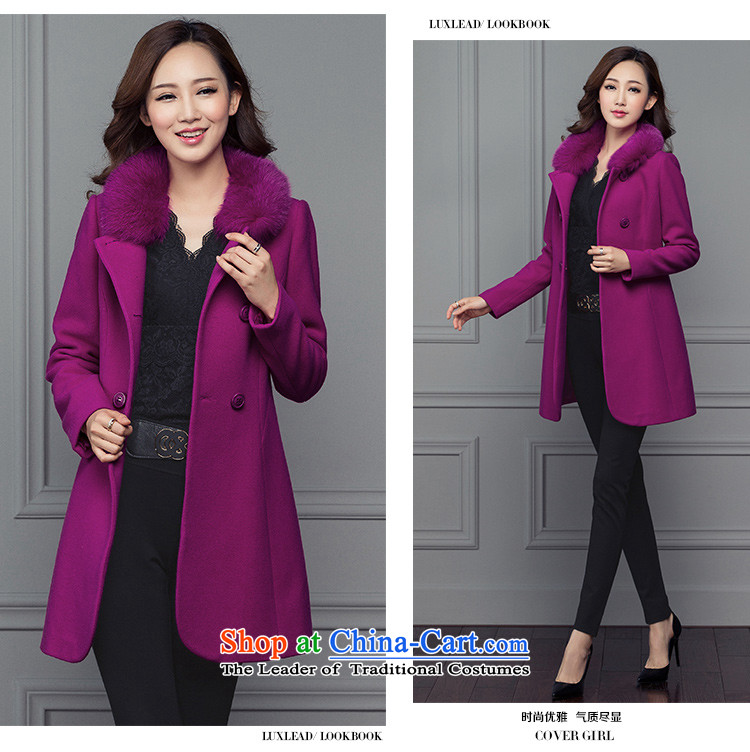 The poem Lin 2015 LUXLEAD autumn and winter new products for name-yuan gross fox temperament. long coats of lint? The Red L picture, prices, brand platters! The elections are supplied in the national character of distribution, so action, buy now enjoy more preferential! As soon as possible.