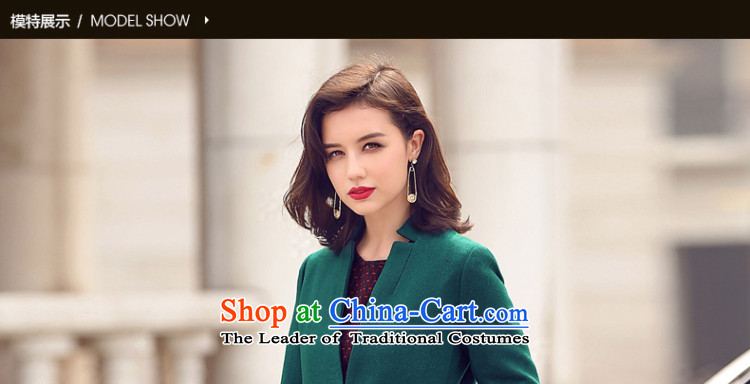 Ho Pui 2015 autumn and winter New Sau San video thin wool a wool coat girl in long temperament Mock-neck gross jacket dark green S pictures?, prices, brand platters! The elections are supplied in the national character of distribution, so action, buy now enjoy more preferential! As soon as possible.
