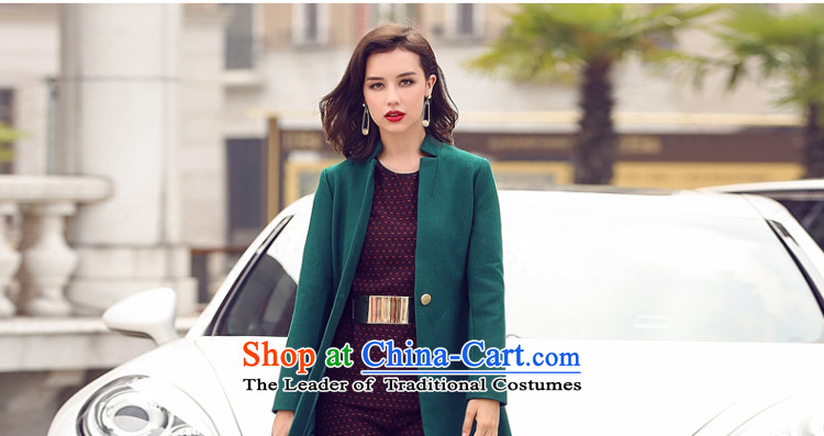 Ho Pui 2015 autumn and winter New Sau San video thin wool a wool coat girl in long temperament Mock-neck gross jacket dark green S pictures?, prices, brand platters! The elections are supplied in the national character of distribution, so action, buy now enjoy more preferential! As soon as possible.