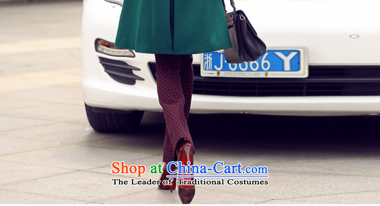 Ho Pui 2015 autumn and winter New Sau San video thin wool a wool coat girl in long temperament Mock-neck gross jacket dark green S pictures?, prices, brand platters! The elections are supplied in the national character of distribution, so action, buy now enjoy more preferential! As soon as possible.