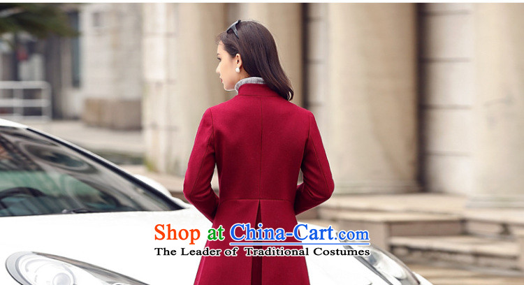 Ho Pui 2015 autumn and winter New Sau San video thin wool a wool coat girl in long temperament Mock-neck gross jacket dark green S pictures?, prices, brand platters! The elections are supplied in the national character of distribution, so action, buy now enjoy more preferential! As soon as possible.