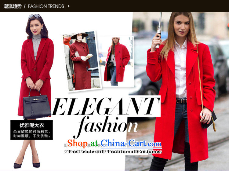 Estimated 2015 Autumn Load New Pei, Western business suits women in gross? jacket long temperament and stylish OL wool a wool coat lake blue XL Photo, prices, brand platters! The elections are supplied in the national character of distribution, so action, buy now enjoy more preferential! As soon as possible.