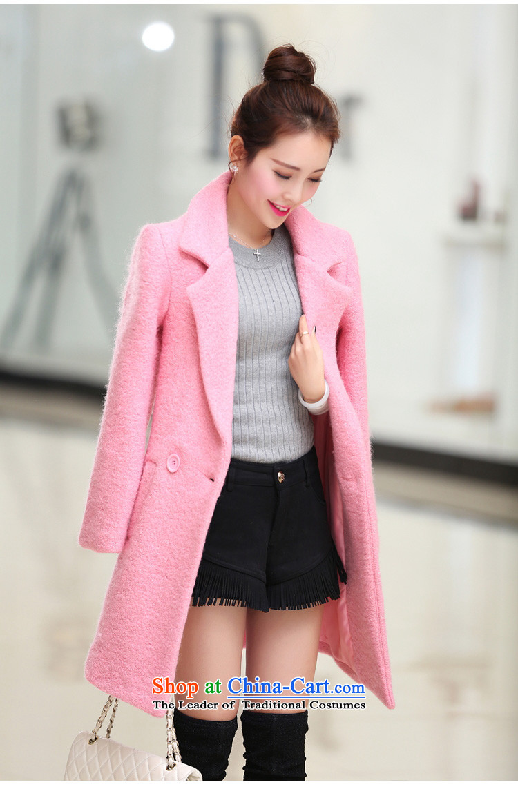 Pull the fuser coats of autumn and winter 2015 female Korean female thickened gross? jacket in long pure color coats female green gross? L picture, prices, brand platters! The elections are supplied in the national character of distribution, so action, buy now enjoy more preferential! As soon as possible.