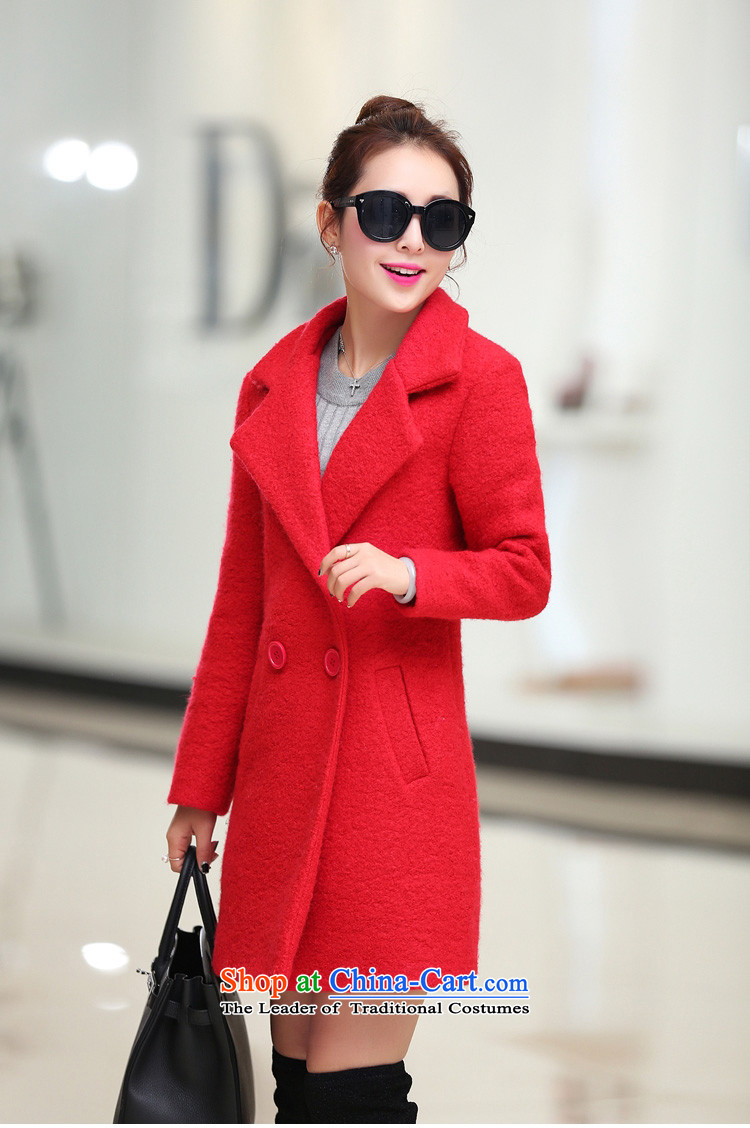 Pull the fuser coats of autumn and winter 2015 female Korean female thickened gross? jacket in long pure color coats female green gross? L picture, prices, brand platters! The elections are supplied in the national character of distribution, so action, buy now enjoy more preferential! As soon as possible.