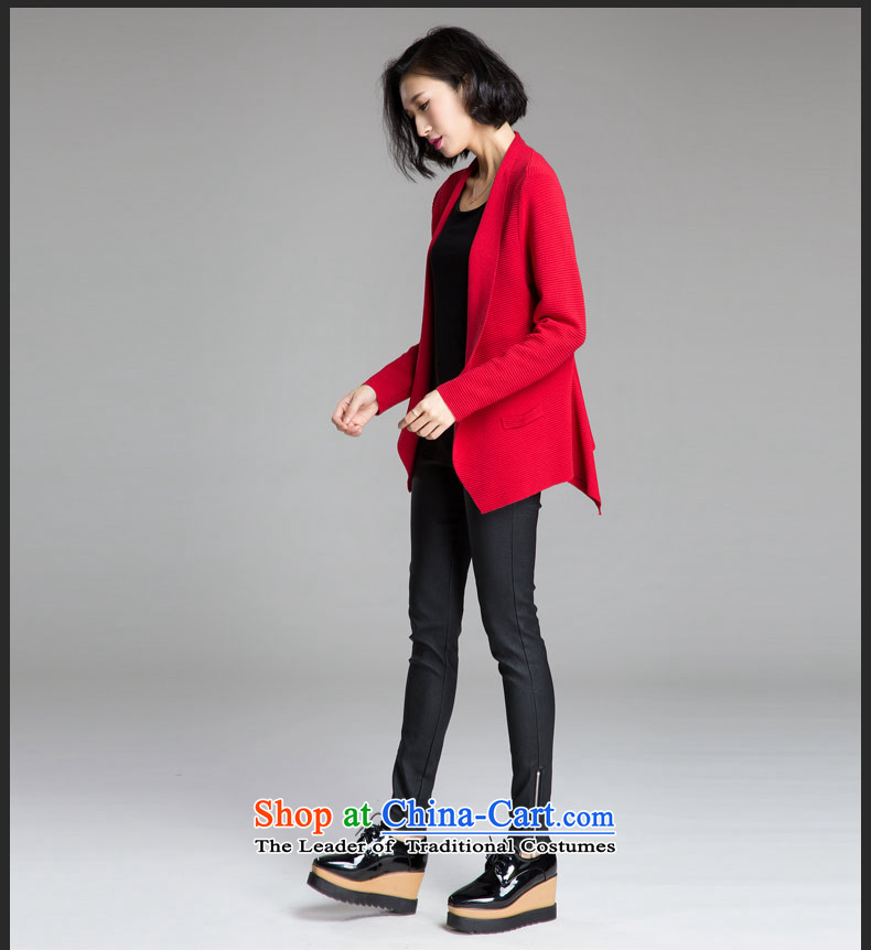 The Eternal Soo-To increase the number of ladies' knitted Cardigan Coat 2015 Fall/Winter Collections of new products on the Korean version of SISTER mm temperament, Hin thin, thick sweater red jacket 4XL Photo, prices, brand platters! The elections are supplied in the national character of distribution, so action, buy now enjoy more preferential! As soon as possible.