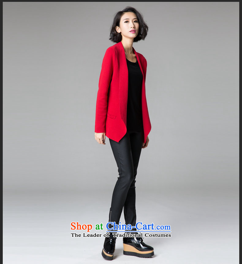 The Eternal Soo-To increase the number of ladies' knitted Cardigan Coat 2015 Fall/Winter Collections of new products on the Korean version of SISTER mm temperament, Hin thin, thick sweater red jacket 4XL Photo, prices, brand platters! The elections are supplied in the national character of distribution, so action, buy now enjoy more preferential! As soon as possible.