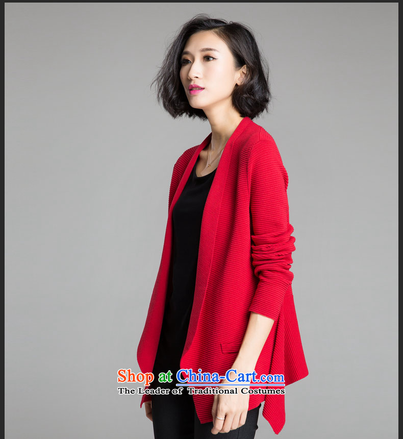 The Eternal Soo-To increase the number of ladies' knitted Cardigan Coat 2015 Fall/Winter Collections of new products on the Korean version of SISTER mm temperament, Hin thin, thick sweater red jacket 4XL Photo, prices, brand platters! The elections are supplied in the national character of distribution, so action, buy now enjoy more preferential! As soon as possible.