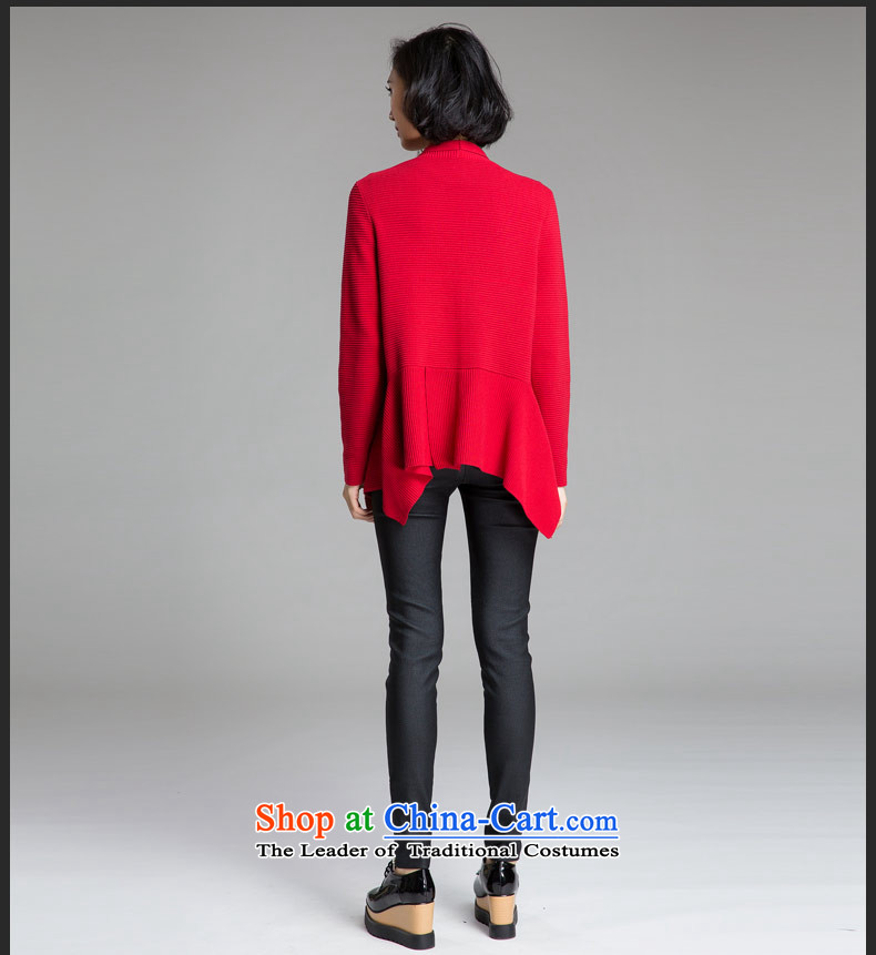 The Eternal Soo-To increase the number of ladies' knitted Cardigan Coat 2015 Fall/Winter Collections of new products on the Korean version of SISTER mm temperament, Hin thin, thick sweater red jacket 4XL Photo, prices, brand platters! The elections are supplied in the national character of distribution, so action, buy now enjoy more preferential! As soon as possible.