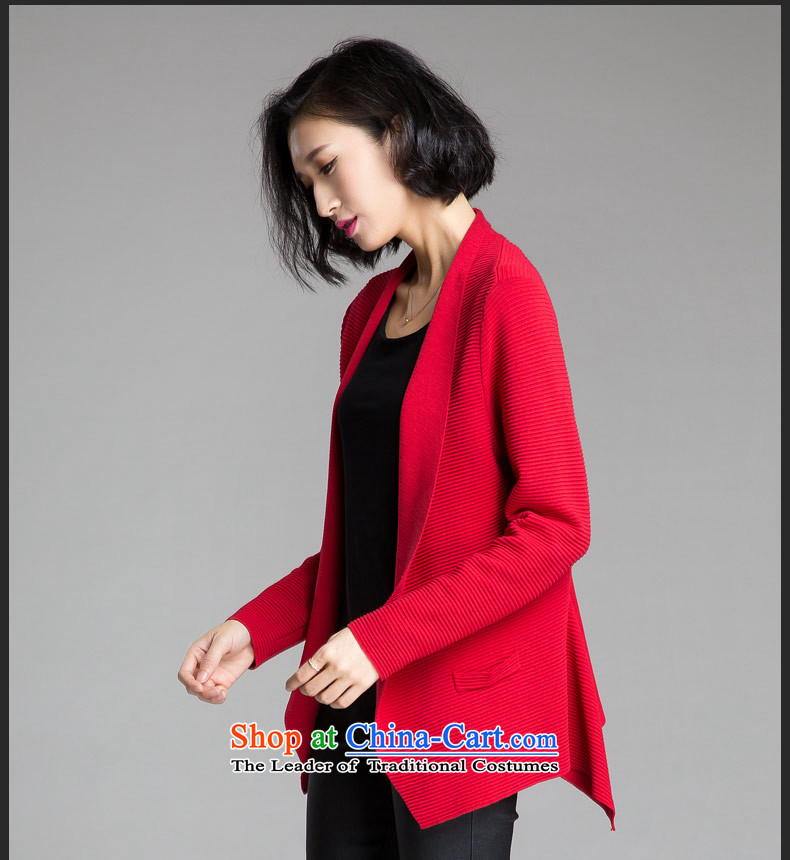 The Eternal Soo-To increase the number of ladies' knitted Cardigan Coat 2015 Fall/Winter Collections of new products on the Korean version of SISTER mm temperament, Hin thin, thick sweater red jacket 4XL Photo, prices, brand platters! The elections are supplied in the national character of distribution, so action, buy now enjoy more preferential! As soon as possible.