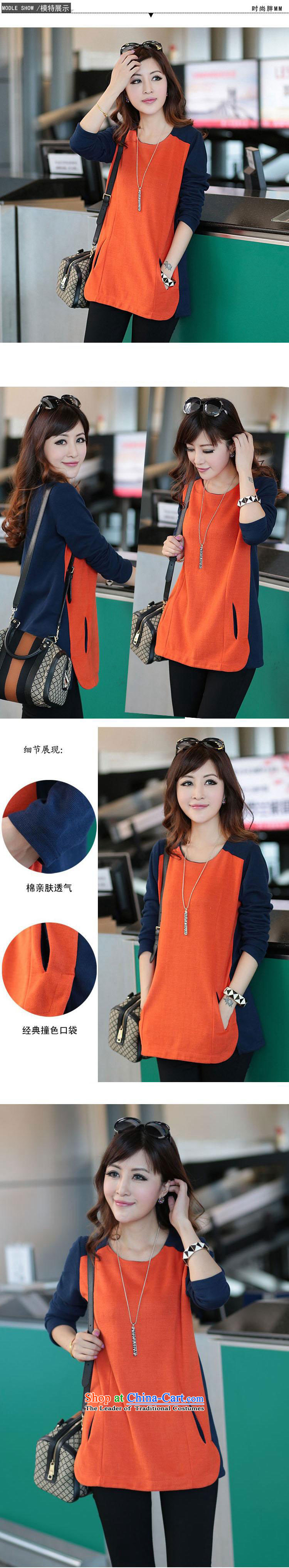 In accordance with the World 2015 autumn leaves inside the new Korean women in large long autumn and winter clothes, forming the Netherlands relaxd long-sleeved T-shirt women 8961 Red XXL picture, prices, brand platters! The elections are supplied in the national character of distribution, so action, buy now enjoy more preferential! As soon as possible.