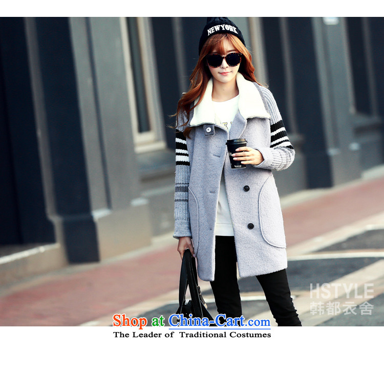 Korea has the Korean version of the Dag Hammarskjöld yi 2015 winter clothing new women stitching loose hair?2 light gray jacket JW4434 S picture, prices, brand platters! The elections are supplied in the national character of distribution, so action, buy now enjoy more preferential! As soon as possible.