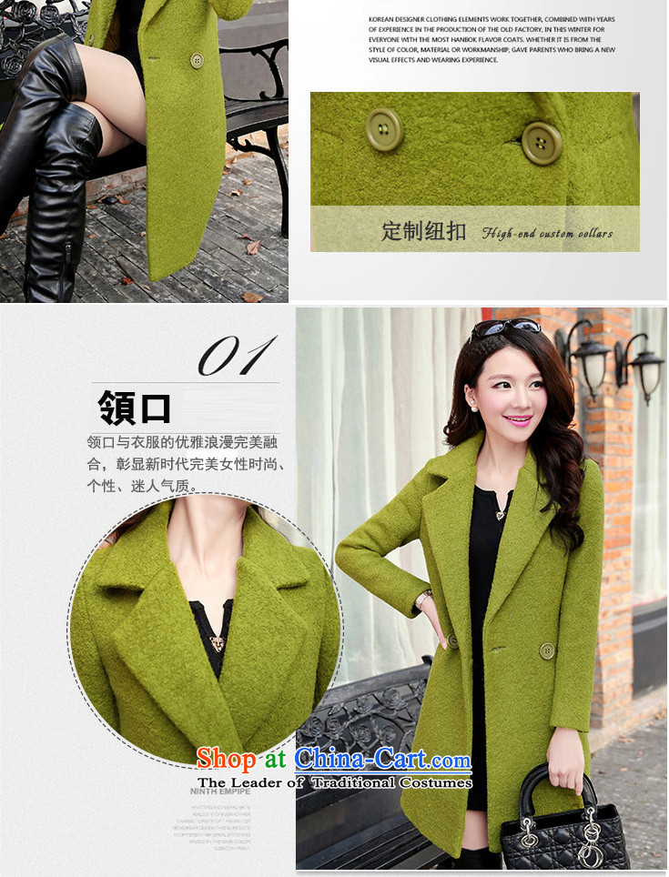Kam Fox Ella Korean Women's jacket gross? In Thick Long large graphics thin solid-colored Sau San wool a wool coat N005 Yellow S picture, prices, brand platters! The elections are supplied in the national character of distribution, so action, buy now enjoy more preferential! As soon as possible.
